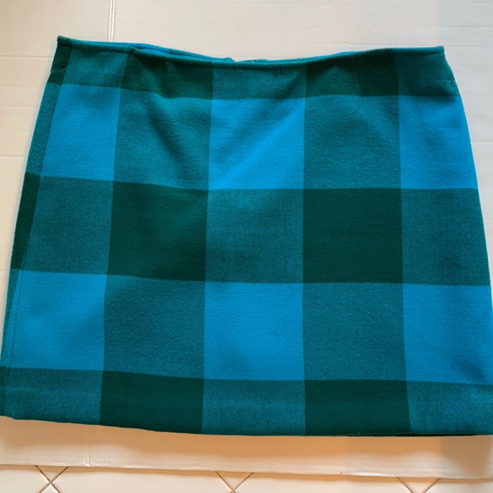 STYLUS Plaid Mini Skirt fully lined